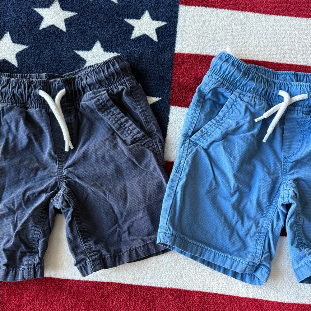Stylish Kids Navy and Blue Shorts Set